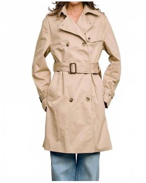 ANWND Nora Classic Belted Trench Coat - Natural