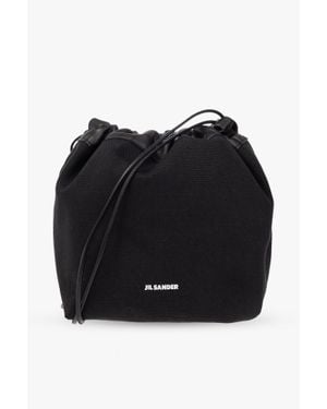 Jil Sander 'Dumpling' Bucket Bag - Black