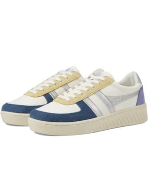 Gola Grandslam Quadrant Sneakers Off- Lifestyle Shoes Htat1773 - Blue