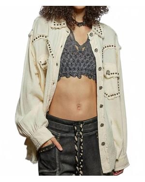 Pol Western Button Shirt - Gray