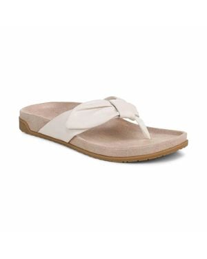 Vionic Eva Toe Post Sandal - White