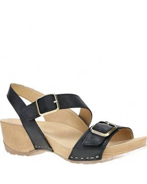 Dansko Trinity Wedge Sandals - Blue