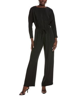 J.McLaughlin Bacall Silk Jumpsuit - Black