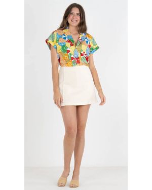 Emily Mccarthy Social Mini Skirt - White