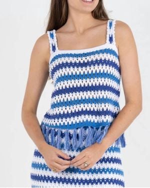 Emily Mccarthy Capri Knit Tank - Blue
