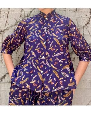 RoseVelvet Livia Blouse - Purple
