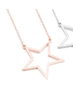 Harper & Jewels Stars Hollow Necklace - Multicolor