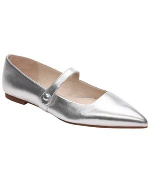 Sanctuary Clamour Leather Flat - White