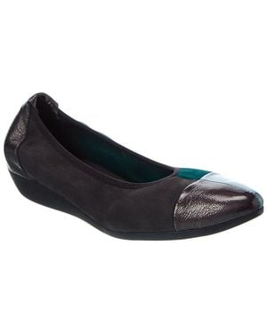 Arche Onyqua Leather Flat - Blue