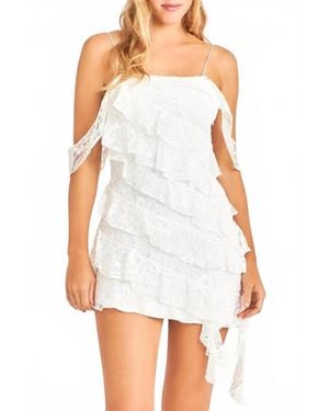 LoveShackFancy Sobine Mini Dress - White