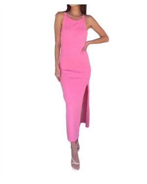 LNA Candi Maxi Dress - Pink