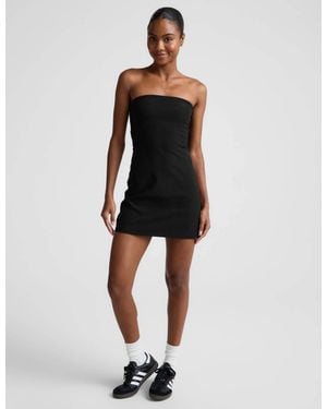 Beyond Yoga Spacedye Joy Strapless Mini Dress - Black