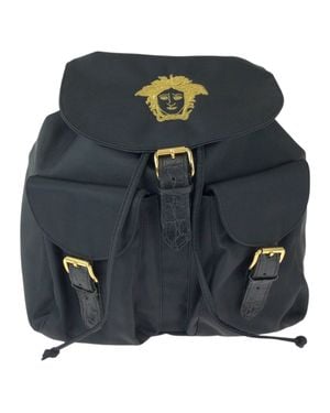 Versace Nylon Backpack - Blue