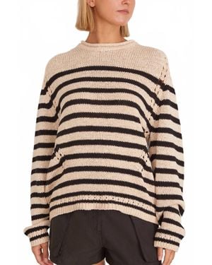 Ulla Johnson Leonie Crewneck Pullover - Gray
