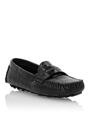 Philipp Plein Moccasins Driver Cocco - Black