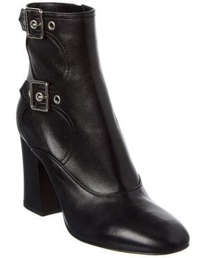 Gianvito Rossi 85 Leather Boot - Black
