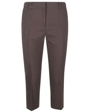 IRO Hemis Slim-Fit Cropped Tailored Pants - Gray