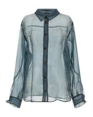 Haikure Silk Blouse - Blue