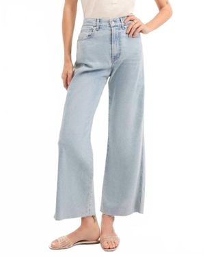 Veronica Beard Taylor Wide Leg Jeans - Blue