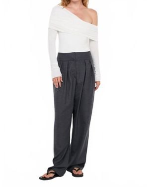 Bec & Bridge Tillie Drape Top - White