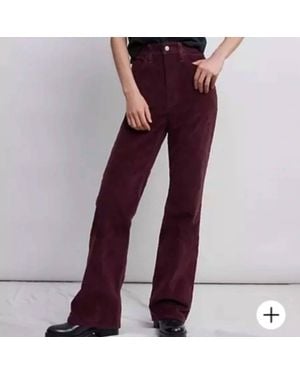Levi's Ribcage Bootcut Corduroy Pants - Red