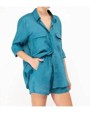 Mikoh Swimwear Tellaro Short - Blue