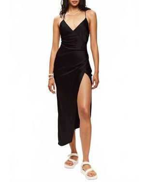 SER.O.YA Emma Silk Dress - Black
