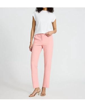 Express High Waisted Straight Ankle Pant - Pink