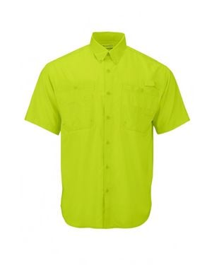 In the Rough Short Sleeve Woven Shirt - Yellow