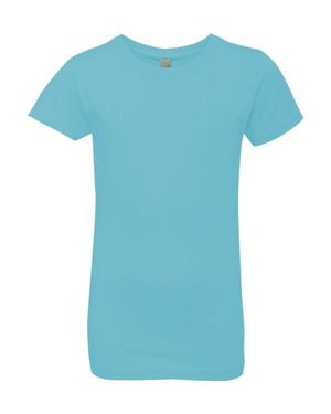 Next Level Girls Cotton Princess T-Shirt - Blue