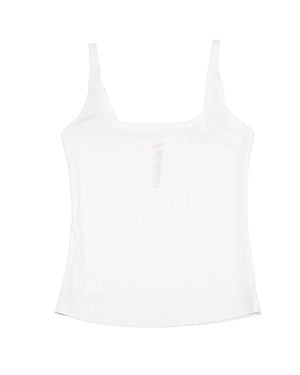 8apart Bond Square Neck Top - White