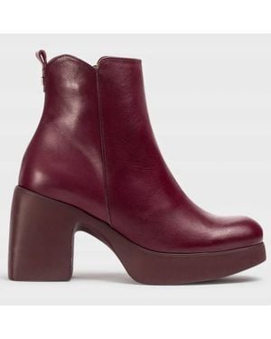 Wonders Isy Platform Bootie - Purple
