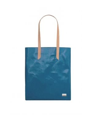 Paige Hamilton Design Jessica Glossed Canvas Tote Bag - Blue