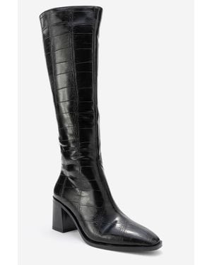 Prologue Shoes Venia Block Heel Boot - Black