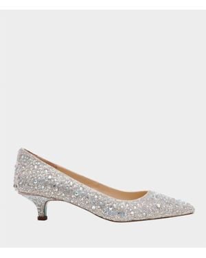 Betsey Johnson Sb Scout Kitten Heels - White