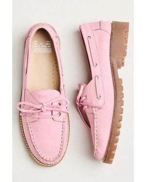 Bronx Sienna Boat Shoes - Pink