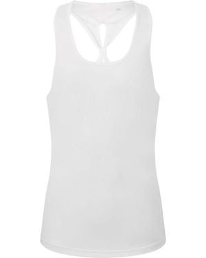 Tridri Knot Back Venus Tank - White