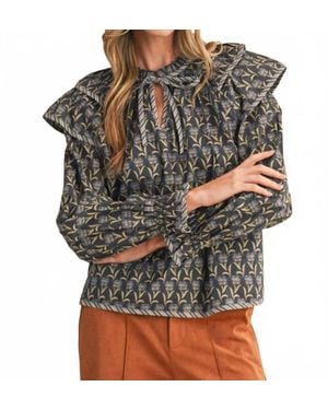 ..,merci Steady My Heart Floral Top - Multicolor