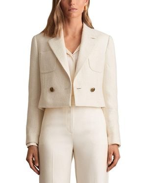 Reiss Mia Casual Jacket - Natural