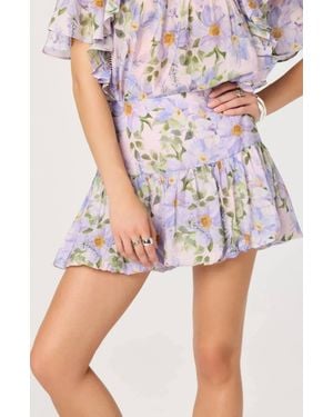 Astr Alea Bubble Mini Skirt - Multicolor