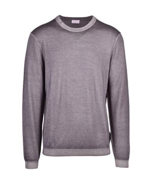 Sun 68 Crew Neck Sweater - Purple
