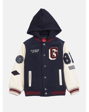 Guess Mark Varsity Jacket (2-6) - Blue