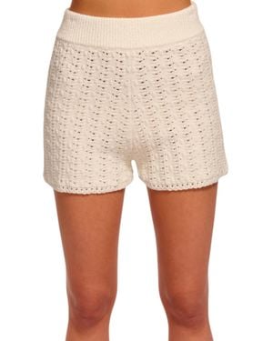 Ramy Brook Penny Bauble Knit Mini Short - Natural