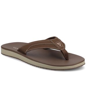 Vance Co. Vance Boyd Comfort Flexible Flip-Flop Sandal - Brown