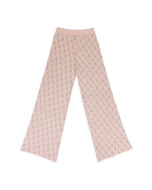 Lanvin Knit Pull On Pants - Pink