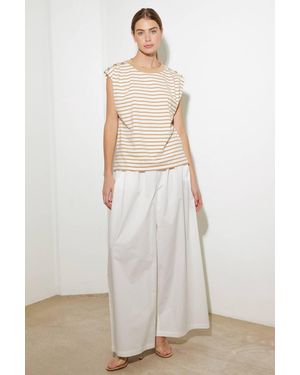 TRUEDAMES It's Perfect Timing Woven Pants - White