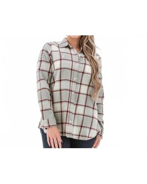 Old Ranch Acadia Boyfriend Long Sleeve Shirt - Black