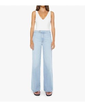 Mother Tab Undercover Skimp Jeans - Blue