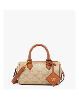 MCM Ella Boston Bag - Brown