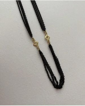 Armenta Old World 3 Strand 36 Inch With Cravelli Necklace - Metallic